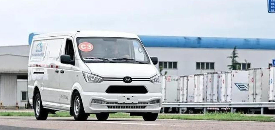 Двери раздвижной двери стороны 5 260KM EV Груз Van Тележка С 2 места