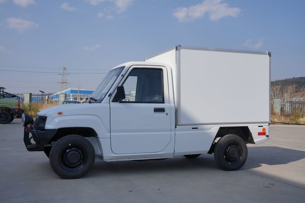 доставка Van груза мест грузового пикапа 2 4kw 50km/H EV электрическая с коробкой