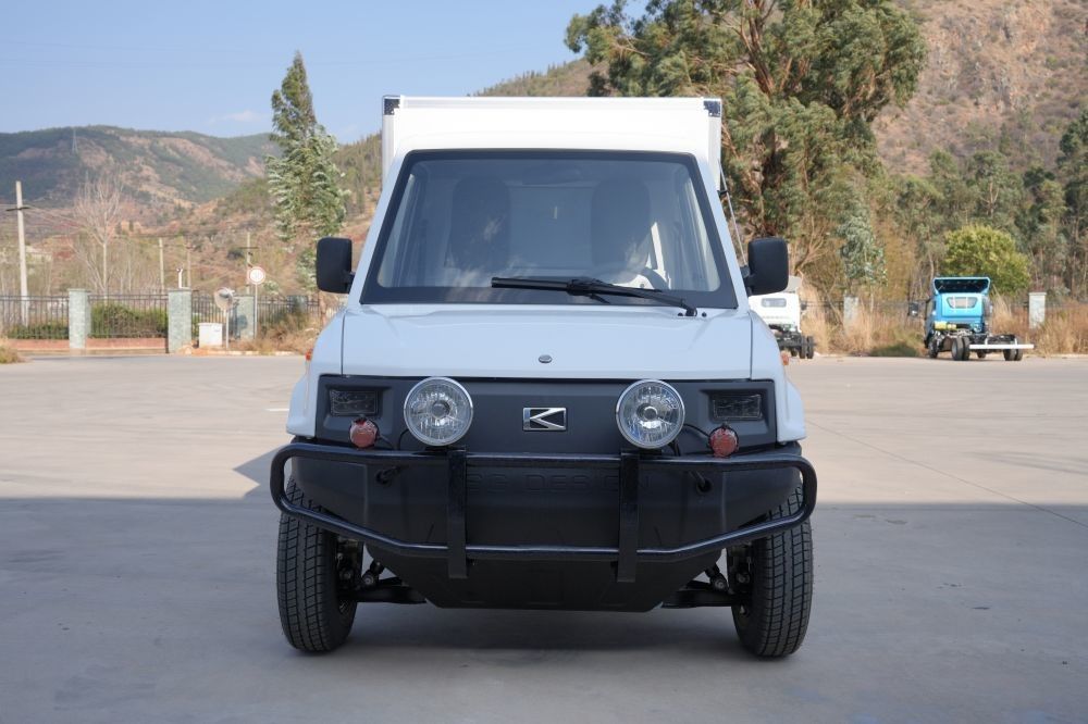 доставка Van груза мест грузового пикапа 2 4kw 50km/H EV электрическая с коробкой