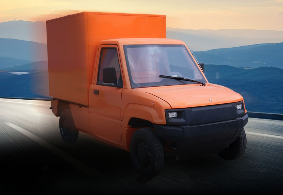 Ферма коробки груза грузового пикапа доставки EV груза закрытая использует снабжение электрическое комплектует вверх