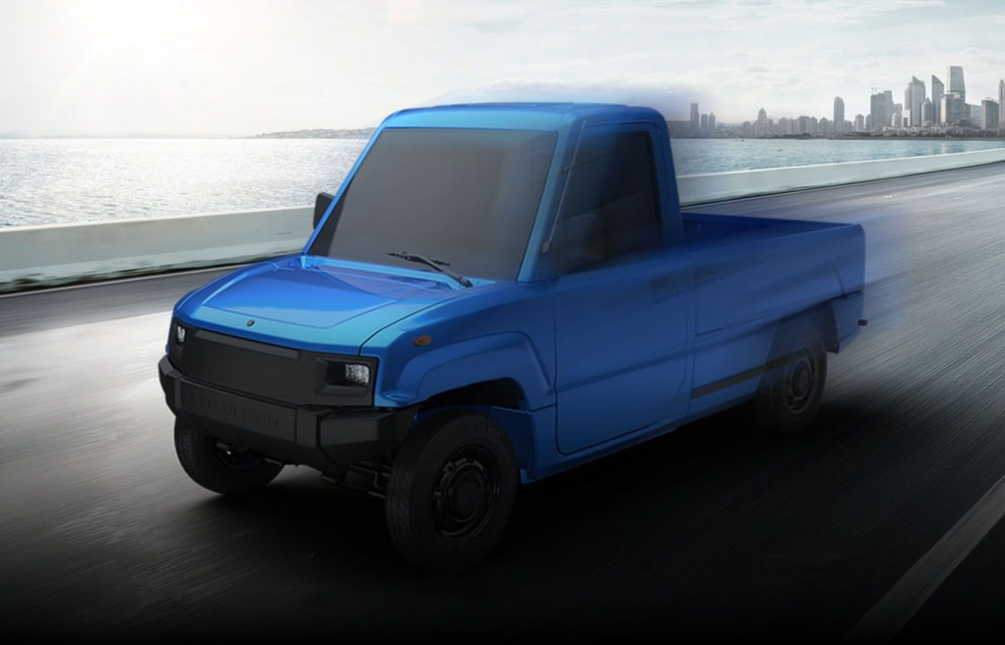 Низкоскоростная тележка ряда батареи взрослого EV грузовых пикапов электрического автомобиля грузовых пикапов EV мини чистая