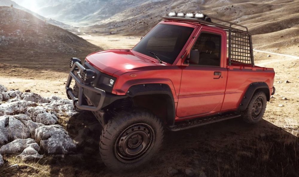 73.6V 10.5KW 2-местная интегральная металлическая кабина электрические пикапы с углом отъезда ≥ 35°