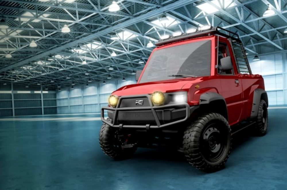 73.6V 10.5KW 2-местная интегральная металлическая кабина электрические пикапы с углом отъезда ≥ 35°