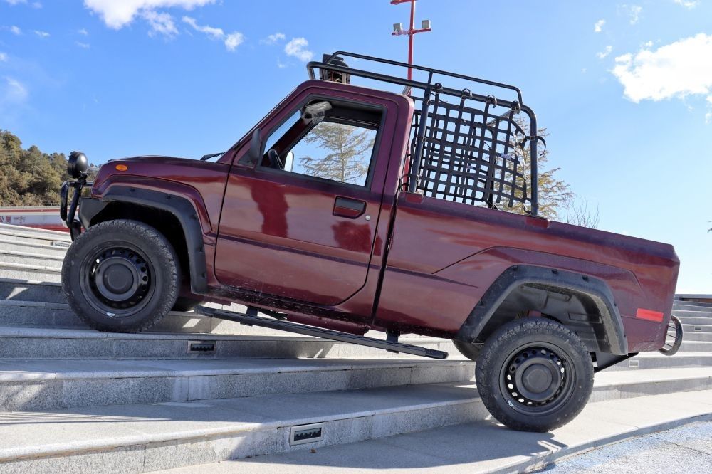 73.6V 10.5KW 2-местная интегральная металлическая кабина электрические пикапы с углом отъезда ≥ 35°