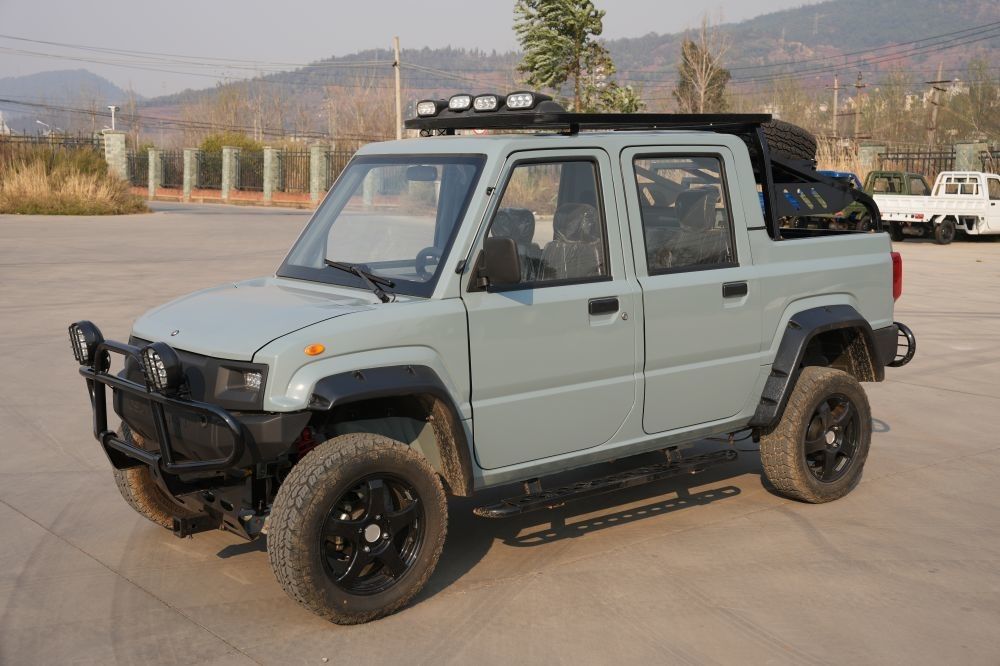 4 места 73.6V 240Ah Аккумуляторные электрические пикапы для транспорта Решения для тяжелых грузов