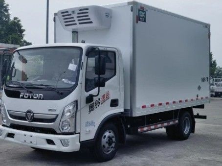 Высококачественное дизельное топливо топливо типа 4X2 Холодильник с двухместным двигателем